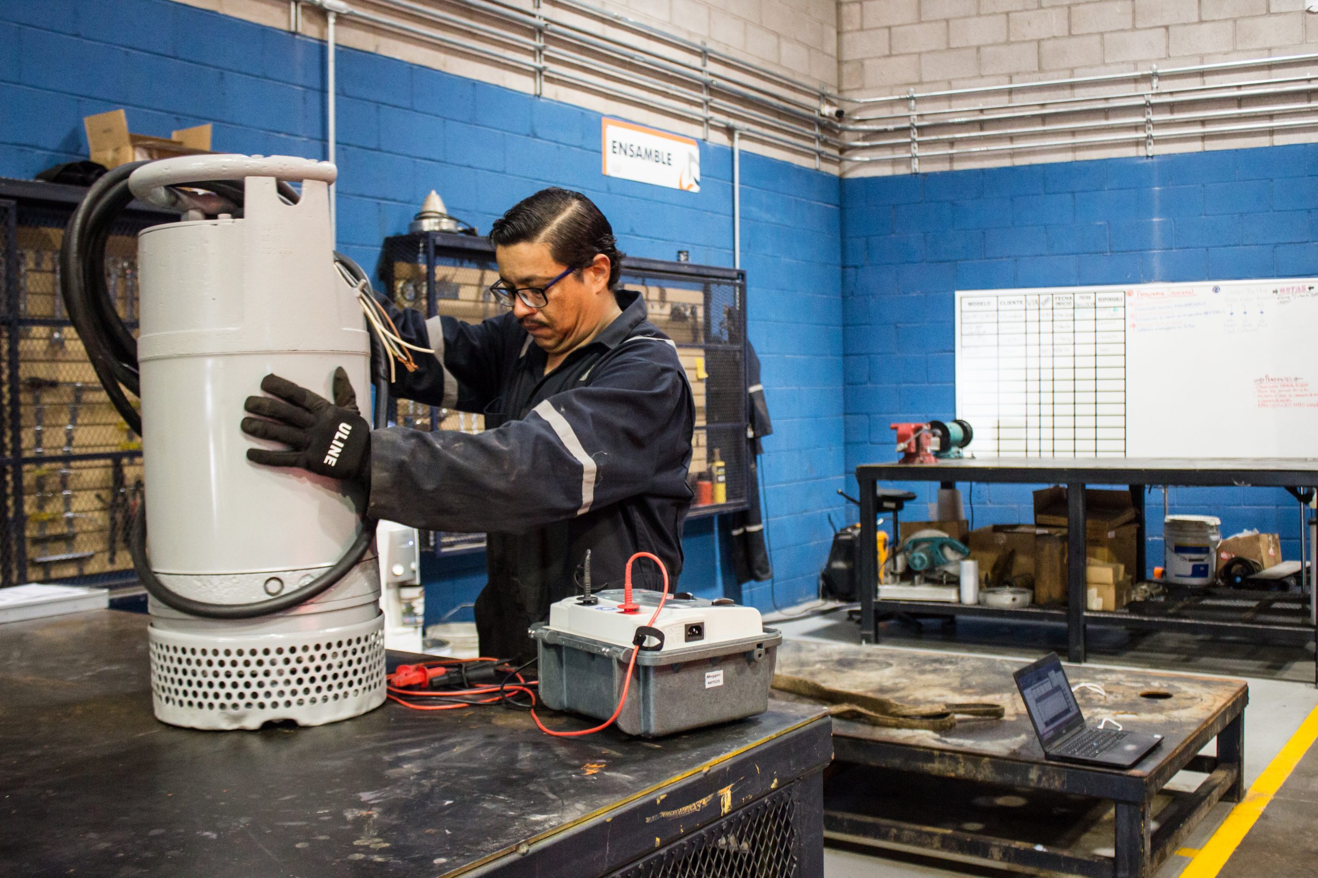 Centro de Diagnostico y Reparación para Equipos de Bombeo