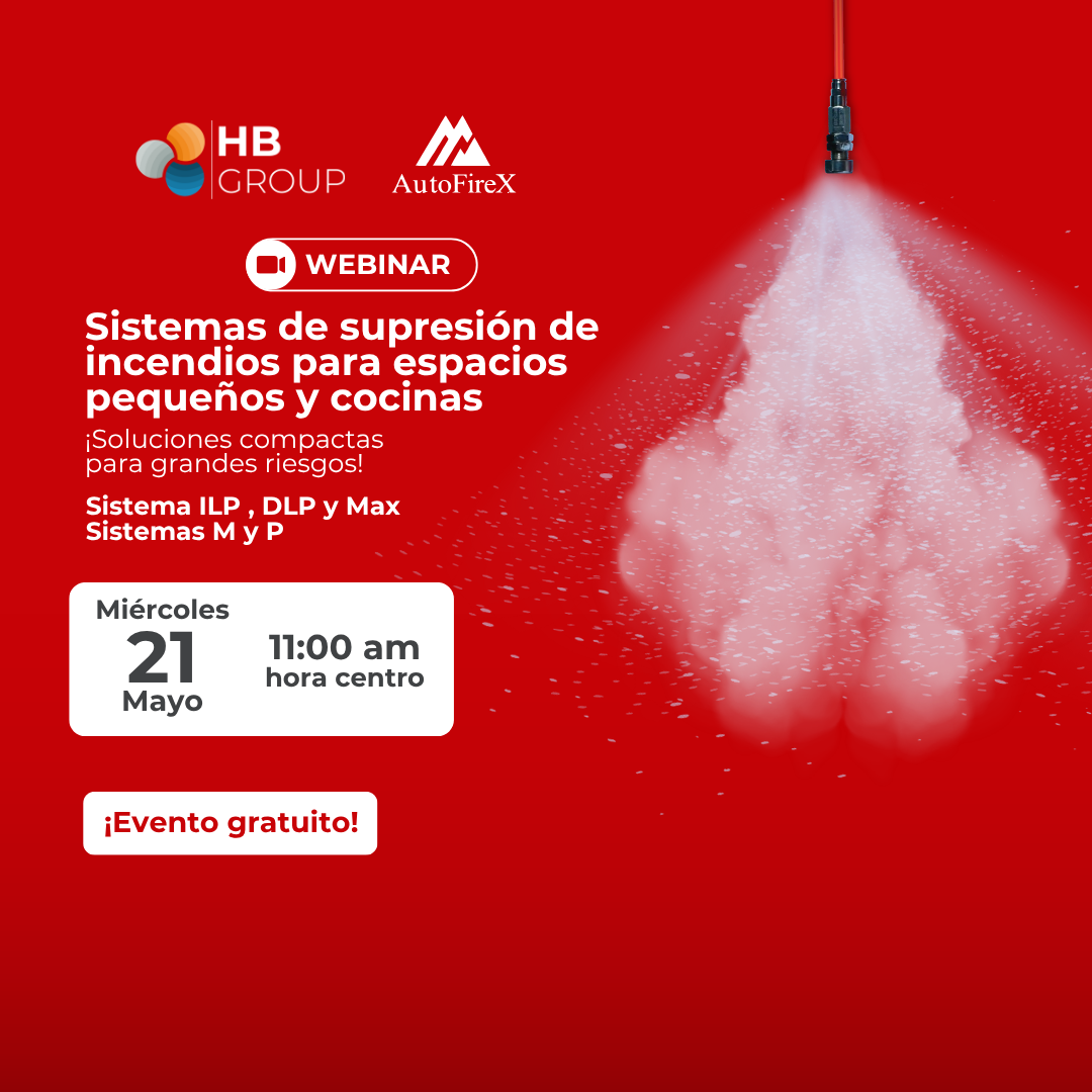 Sistemas de supresión de incendios para espacios pequeños y cocinas Autofirex